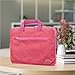 TECHGEAR Tasche für 12,8-13,3 Laptops - Tragbare Multifunktions Laptop hülle mit verstellbarem Schultergurt, Gepäckriemen und unterdrückbaren Griffen, Tragbarer Organizer Case mit Taschen - Rose