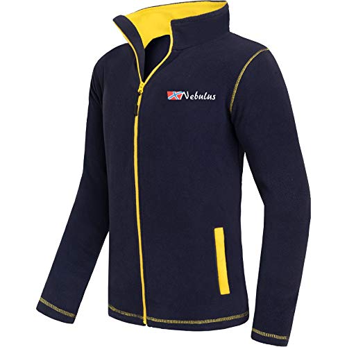 Nebulus Herren Fleecejacke Baltic, warme Fleece Jacke, mit langem Full-Zip...