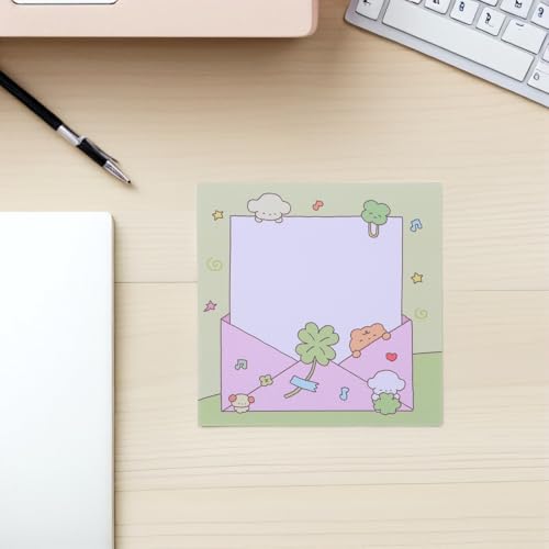 Blocs-notes détachables Angoily St-Patrick | 30 mini carnets de notes trèfle 7,6x7,6 cm - 6