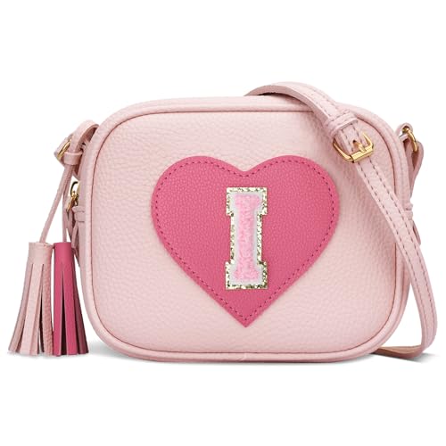 Image of KKXIU Birthday Gifts for Girls Initial Toddler Purse Cute Kids Crossbody Bag