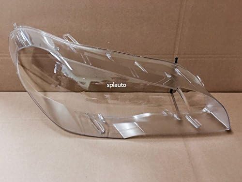 SPLAUTO Headlight Lenses Plastic Covers For BMW X5 E70 (2007-2012) Left+Right Pair