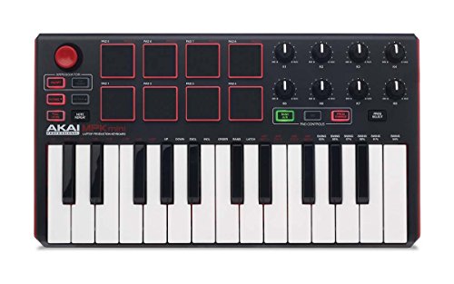 Image of Akai Professional MPK Mini MKII | 25-Key Portable USB Midi Keyboard and Pad Controller