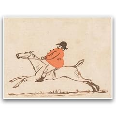 Horse and Rider Line Art