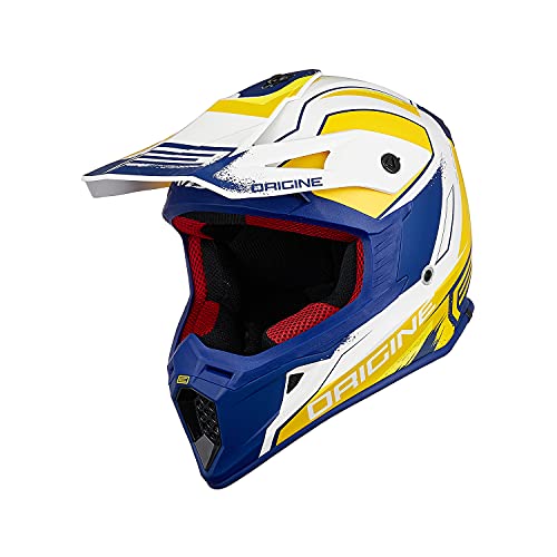 ORIGINE Casco Motocross Moto Off-Road Casco Integrale Omologato ECE 22-05, per Protezioni Casco Per Downhill MTB Quad Enduro ATV