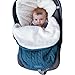 Produktbild Junio1 Kinderwagen warme Schlafsack Dicke Plüschfutter gestrickte Tasche Zweiteilige Schlafanzüge