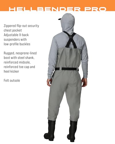 Image of FROGG TOGGS Men's Hellbender Pro Bootfoot Fishing Chest Wader