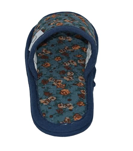Image of Ultralight Soft Indoor Open Toe Cotton linen Slippers Absorb Sweat Cloth Bottom House Slippers