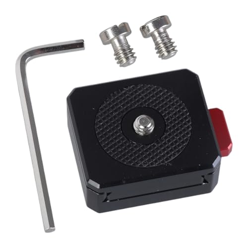 Piastra a sgancio rapido DSLR stabilizzatore fotografico per scheda QR con supporto batteria V Port