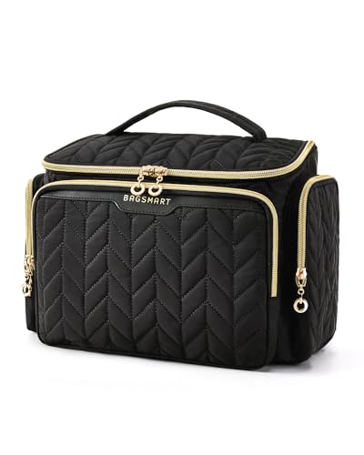 BAGSMART Travel Toiletry Bag, Large Wide-open...