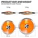 AKABIKE 2pcs Throwing Discus - Official Track and Field High Spin, Low Spin Discus for High School and College Throwers - Outdoor Practice and Competition Discus (1.0KG / 1.6KG / 2.0KG)