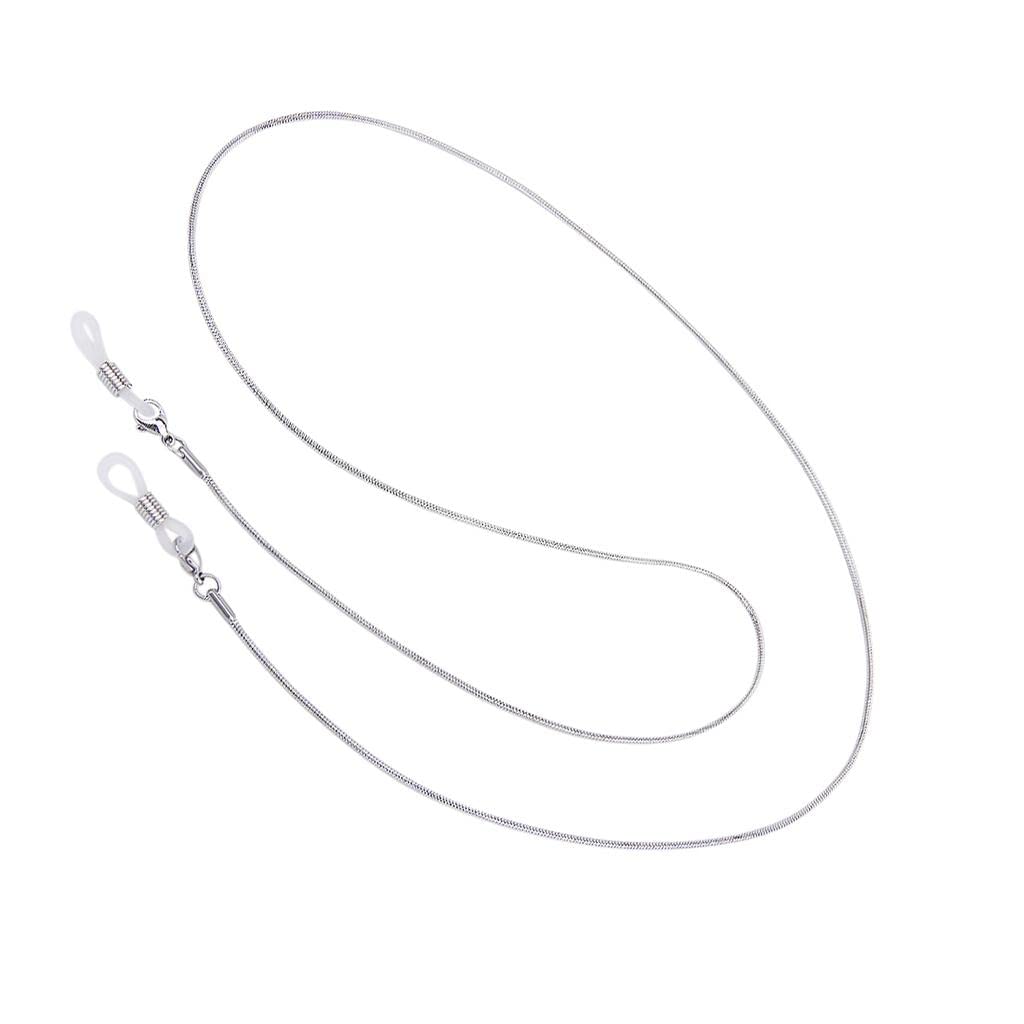 Fashion Stainless Steel Snake Chain Eyeglass Cord Adjustable End Glasses Holder Leash 27 inch|Health & Beauty| Vision Care | Other Vision Care-image-27