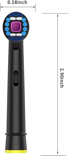 Miniatura 6 de Cabezales de cepillo de dientes de repuesto para cepillo Oral B para precisiónPrecisión Clean ProSensitiveCross Clean Cabezales de cepillo estándar