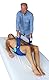 ObboMed MB-2920 Patienten-Gurt mit 6 Eingriffen zum Heben, Verlagern, Drehen und Transfer, Hilfsgürtel für die medizinische Krankenpflege zum Bewegen, Länge 140cm, Breite 18cm