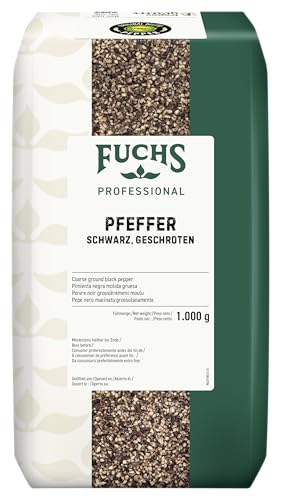 Fuchs Professional - pimienta negra molida | 1 kg en bolsa