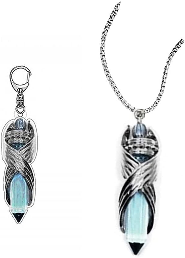 MANYEERYuya Sakaki Necklace Anime Game Cosplay Alloy Pendulum Silver Necklace