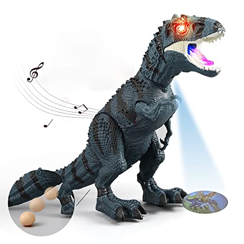 T-Rex Electrónico Dinosaurio Juguetes Robot Dinosaurio Figuras con Luz y Tono, Regalo para Niños Niños Niñas 3 4 5 6 Años