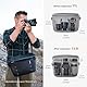 PGYTECH OneMo Sling Kameratasche 11L-13L, wasserdichte Fototasche Kamera-Umhängetasche Herren Schultertasche, SLR Tasche für Sony/Canon/Nikon/DJI Mini 4 Pro/DJI Avata 2/DJI Mavic/Stativ/Laptop,Schwarz