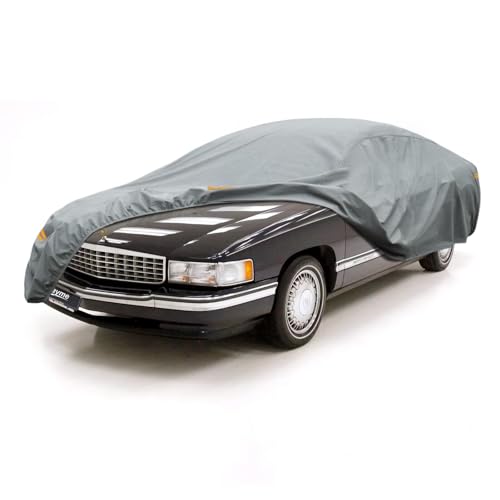 Image of Kayme Heavy Duty Car Cover Custom Fit Cadillac DeVille Waterproof All Weather for Automobiles, Full Exterior Covers Sun Rain UV Protection.（Deliver About 3-10 Days）