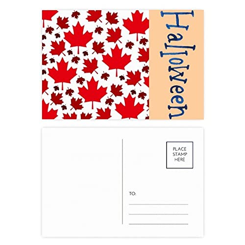 Cartes postales d'Halloween au style canadien pour vos invitations
