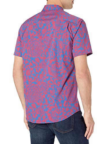 Image of Amazon Essentials Men's Regular-Fit Short-Sleeve Poplin Shirt, Collared, Washed