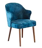 wohnzimmer buffet 50er jahre MATERIAL: Der Stuhl Adalbert besteht aus feinsten Samtpolster in der Farbe Petrol. Die Beine sind in gebeizten Zustand und in der Farbe Kastanienbraun erhältlich. Aus eigener Kastellan-Kollektion