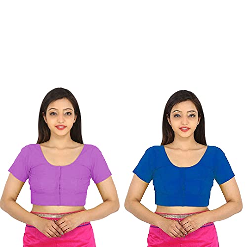 Image of Namita Women's Rubia Cotton Solid Half Sleeve Blouse
