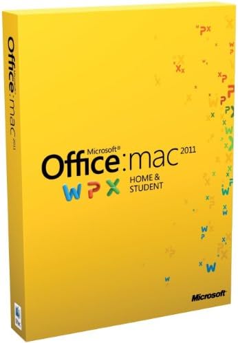 Office Mac Home & Student 2011 - 1MAC/1User (Disc Version)