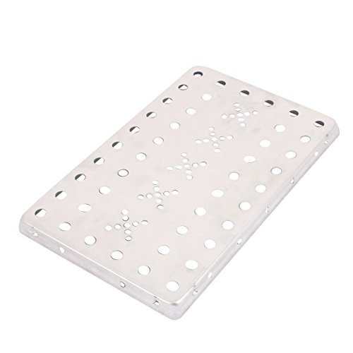 Plaque filetée d'alu Diamond 25x16cm contre le jeu des assemblages