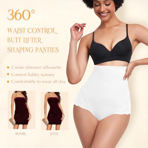 Image of Werena Women Tummy Control Shapewear Panties Shaping Underwear High Waist Body Shaper