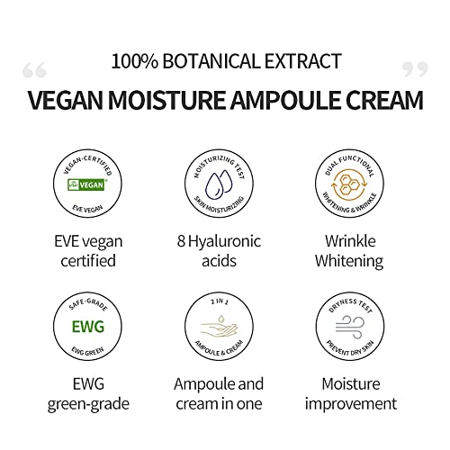 eyeNlip Deep Hyaluron8 Ampoule Cream 1.69 fl oz – Deep Hydration for Dry and Sensitive Skin, with 8 Types of Hyaluronic Acid to Strengthen Moisture Barrier, Korean Skincare for Daily Use - Image 3