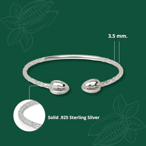 Large Pointy Bulb End .925 Sterling Silver West Indian Bangles (PAIR)2