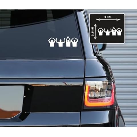 Printbeat Ohio Football Silhouette Vinyl Decals Stickers for Cars, Vans, Trucks, and laptops (White2.5x6) Cover