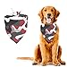 Personalized Red White Camouflage Dog Bandanas Adjustable Dog Bib Scarf for Dogs Cats Pets Birthday Gift with Name