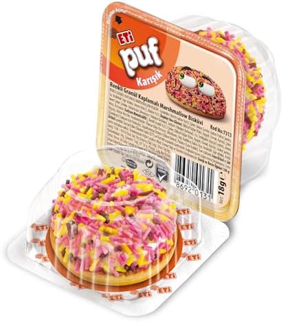 Eti Puf Renkli Bisküvi 18 g x 48 Adet - Görsel 2