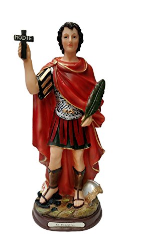 Estatua San Expedito 12.5 pulg Religión Romana miniatura 1