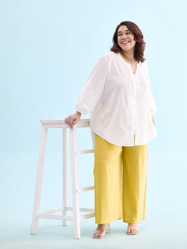 Image of GO COLORS Soft Viscose Basic Palazzo Full Length for Women| Breathable, Mid Rise, Relaxed Fit