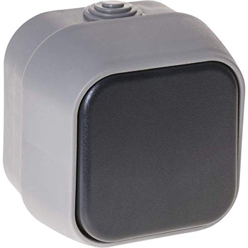 Interruptor Bipolar Bert Ip54 Gris 7x7x5
