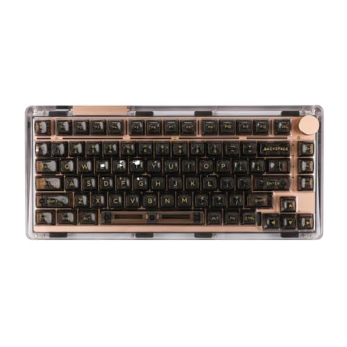 ���J�j�J���L�[�{�[�h �z�b�g�X���b�v�Ή� �L�� Bluetooth5.0 2.4GHz V2 �A�b�v�O���[�h���ꂽ�N���X�^���K�X�P�b�g�}�E���g Phantom 81(Clear Black)