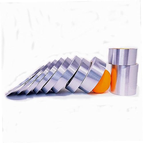 Cenefa de papel tapiz autoadhesivo con efecto aluminio cepillado exclusivo de 2,5 cm 2