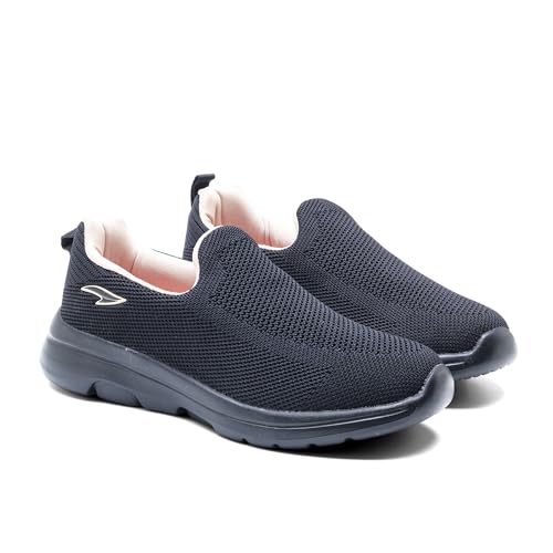 Image of ASIAN Firefly-121 Women's Walking Shoes | Lightweight Slip-On Sneakers with Arch Support, Soft Cushion Sole & Breathable Mesh | Ideal for Daily Walks, Travel & All-Day Comfort