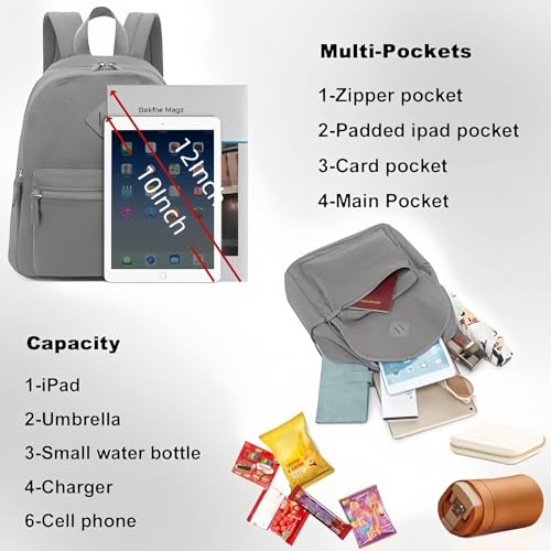 Image of CAMTOP Small Backpack for Women Mini Backpack Purse Girls Lightweight Cute Fashion Backpack Bookbag Daypack for Travel Shopping Them Park
