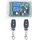 SUYUKUFU Kabelloser Relaisschalter, Multifunktions-Fernbedienungsschalter 10 A 12 V-48 V 24 V 36 V 2 Kanäle, Transceiver 433 MHz für Garagentoröffner (1 Empfänger mit 2 Sendern)