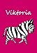 Produktbild Malbuch / Notizbuch / Tagebuch - Viktoria: DIN A4 - blanko - Zebra