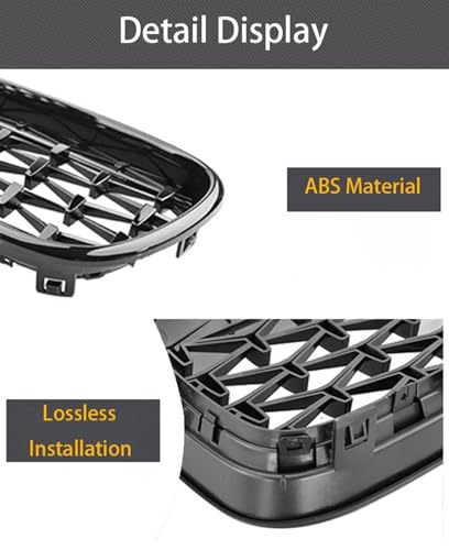 Grilles course pour BMW X3 F25 calandre de remplacement noir mat