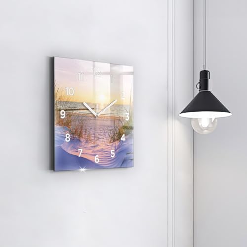 Horloge de Qualité supérieure Wallfluent 30x30 cm au Design Carré - 4