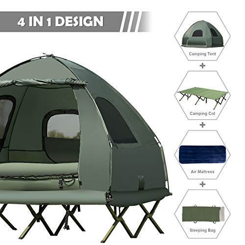 tent sleeping bag combo
