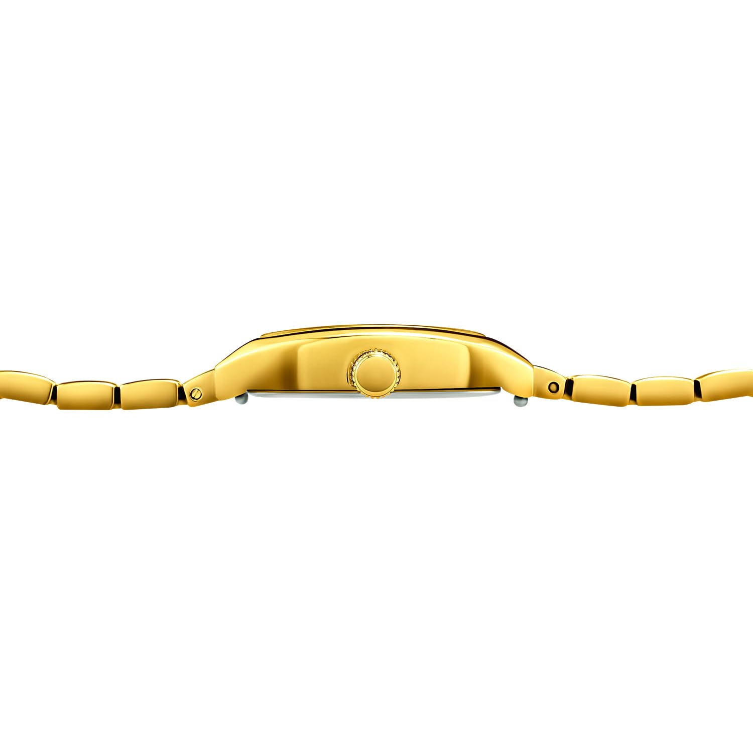 VICTORIA HYDE Reloj de pulsera para mujer de oro, rectangular, analógico, de cuarzo, elegante número romano, reloj de pulsera para mujer