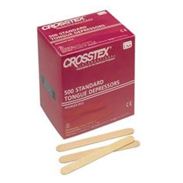 Crosstex CR-IC Tongue Depressor, Non-sterile, 6