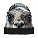 QGBYMX Winter Beanie Llama Wild for Men Women – Fashion Design, Unisex Soft Warm Knit Hat Ski Stocking Cuffed Cap Multi