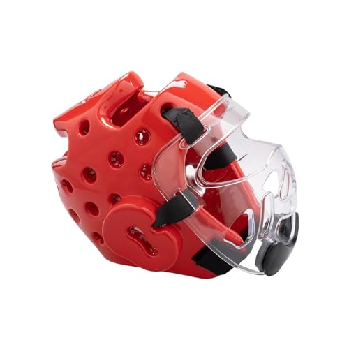 Casco para Boxeo con Almohadilla NBR y Protector Transparente 5